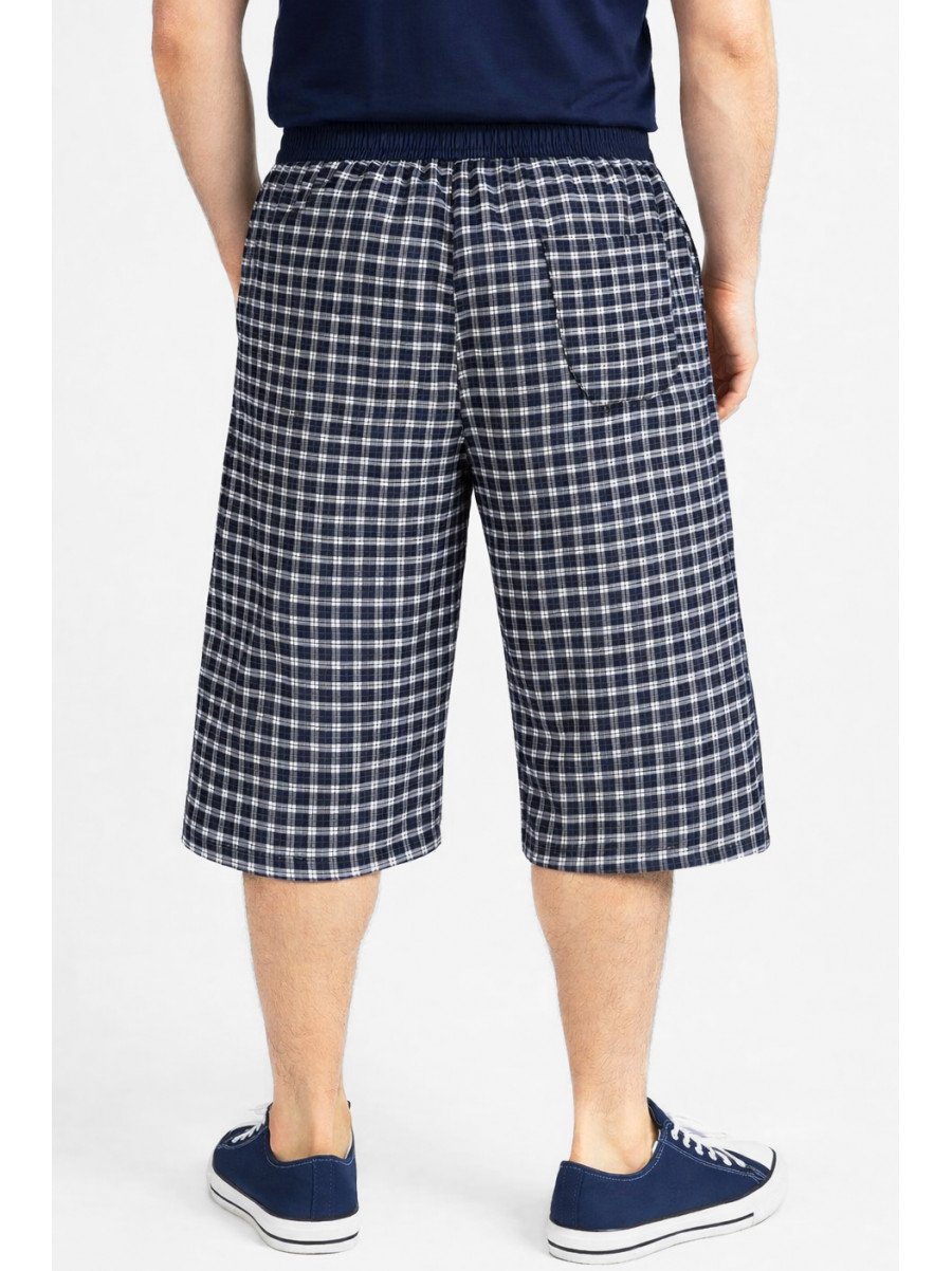 Бриджи мужские черного цвета с принтом P25 213128C