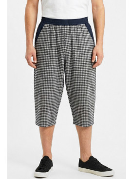 Бриджи мужские черного цвета с принтом P25 213129C