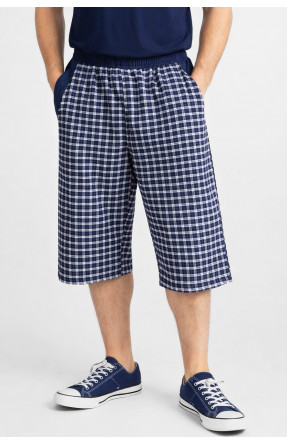 Бриджи мужские синего цвета с принтом P25 213130C