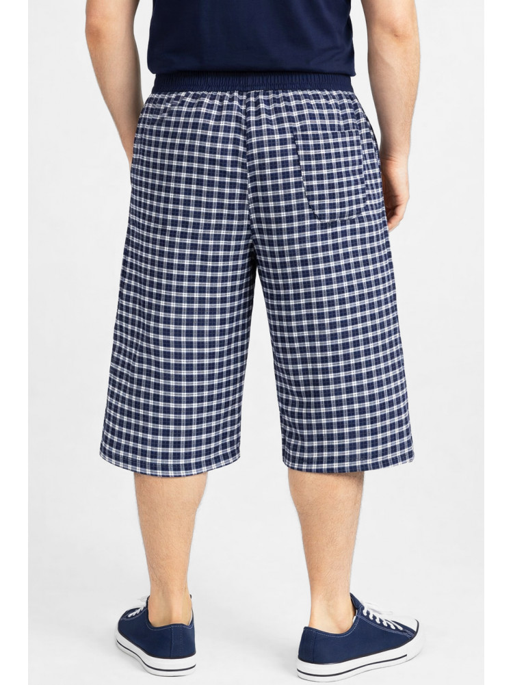 Бриджи мужские синего цвета с принтом P25 213130C