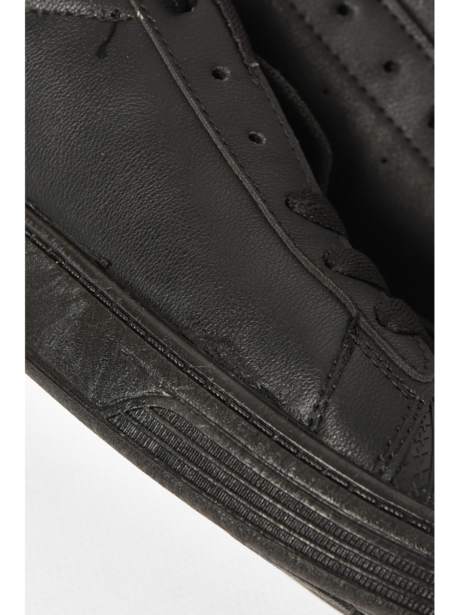 Кроссовки женские черного цвета на шнуровке Уценка 0213-1 213144C