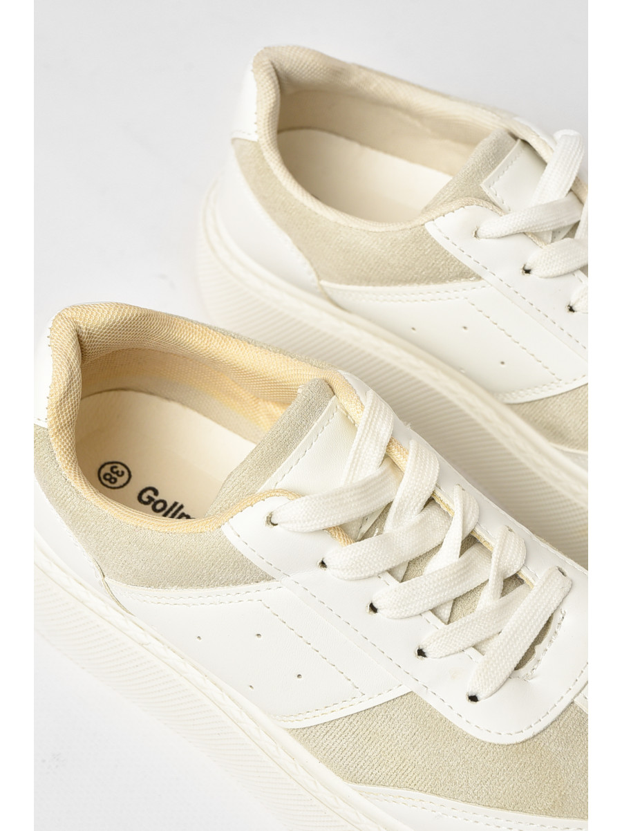 Кроссовки женские белого цвета Уценка 2024-26-2 213146C