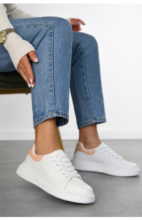 Кроссовки женские белого цвета Уценка Y01-033G 213147C