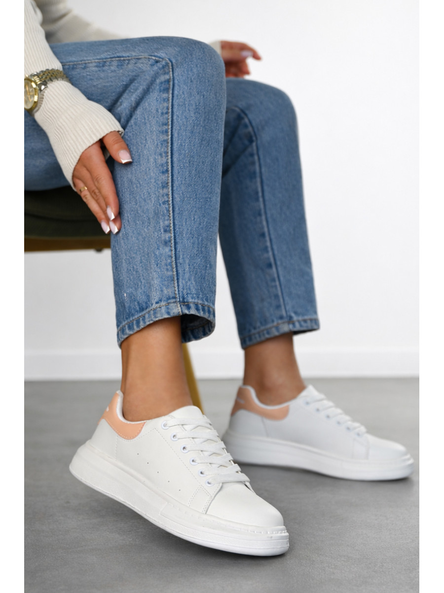 Кроссовки женские белого цвета Уценка Y01-033G 213147C