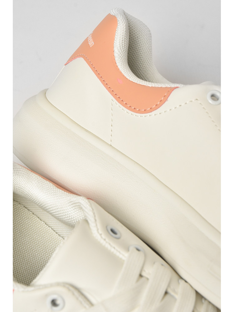 Кроссовки женские белого цвета Уценка Y01-033G 213147C