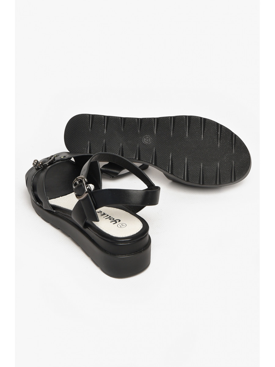 Босоніжки для дівчинки чорного кольору А11-3 213148C