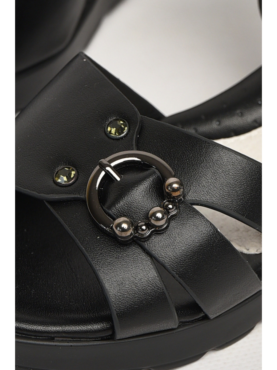 Босоніжки для дівчинки чорного кольору А11-3 213148C