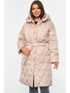 Куртка жіноча демісезонна бежевого кольору Уцінка 8860 213151C