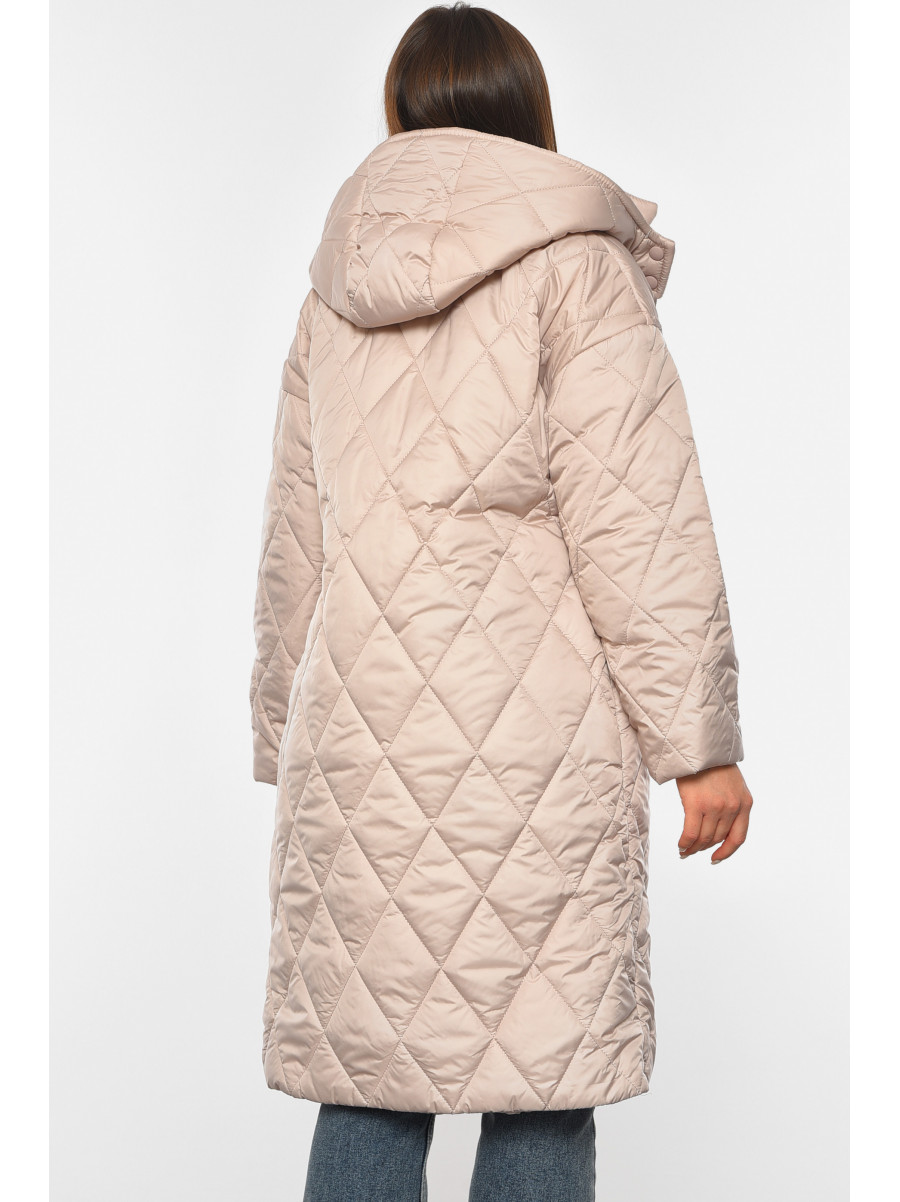 Куртка женская демисезонная бежевого цвета Уценка 8860 213151C