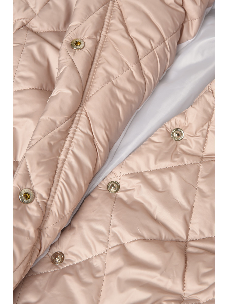 Куртка женская демисезонная бежевого цвета Уценка 8860 213151C