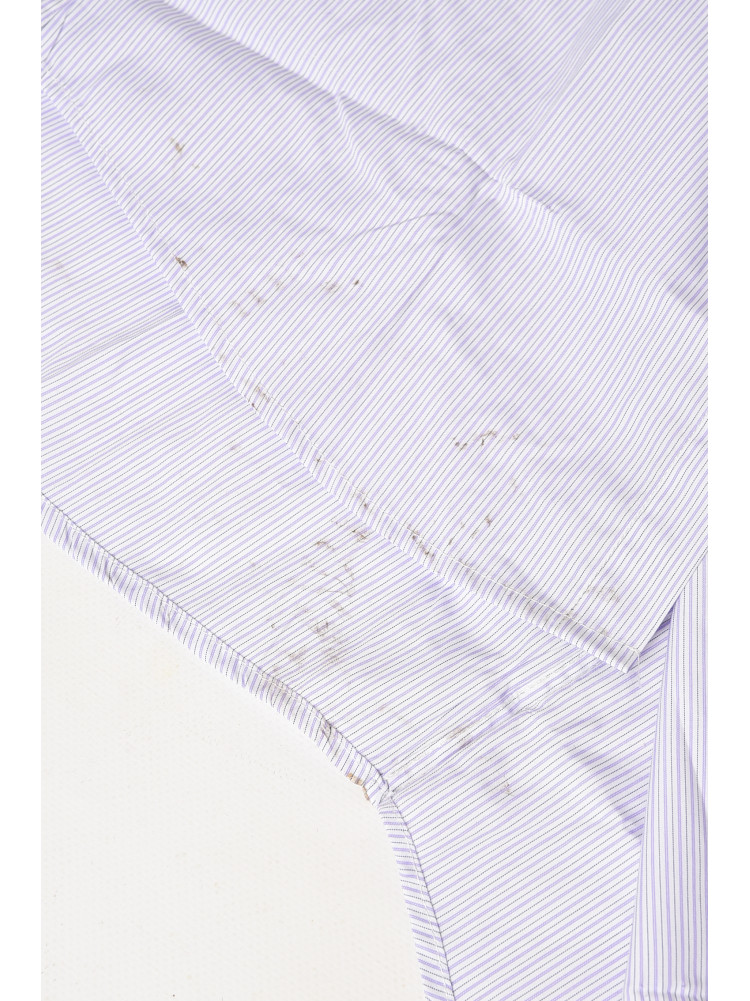 Сорочка чоловіча білого кольору з принтом Уцінка P0149 213158C