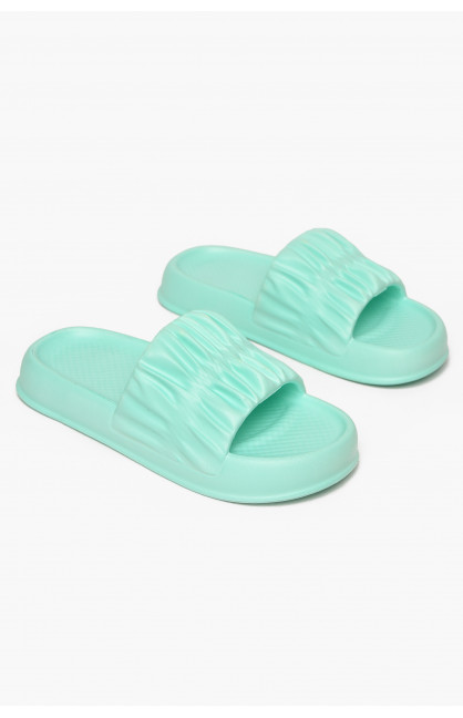 Шлепанцы пена женские мятного цвета ПЖ-51 213163C