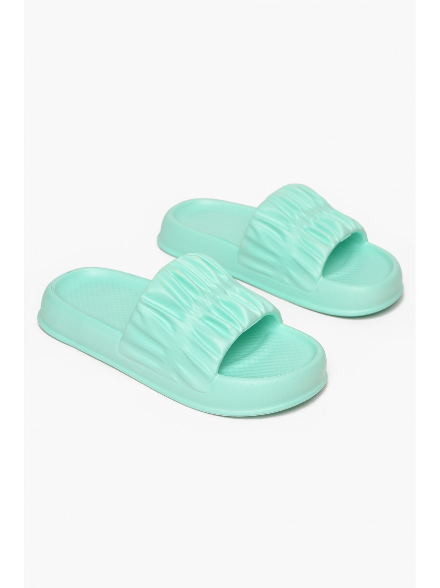 Шлепанцы пена женские мятного цвета ПЖ-51 213163C