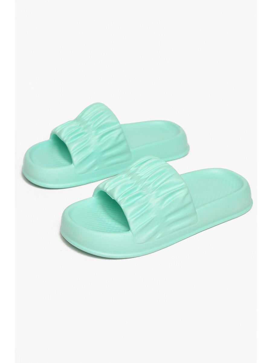 Шлепанцы пена женские мятного цвета ПЖ-51 213163C