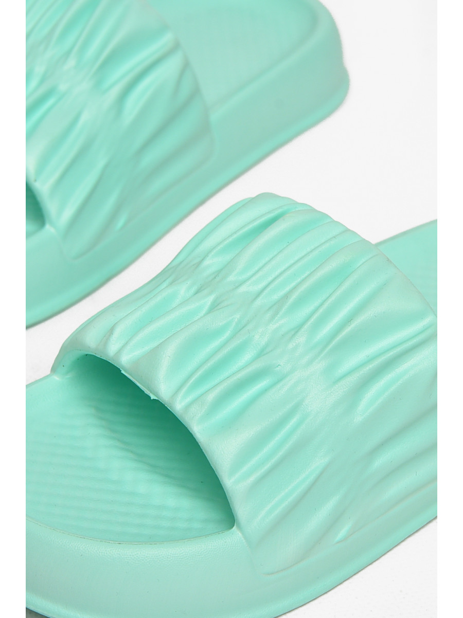 Шлепанцы пена женские мятного цвета ПЖ-51 213163C