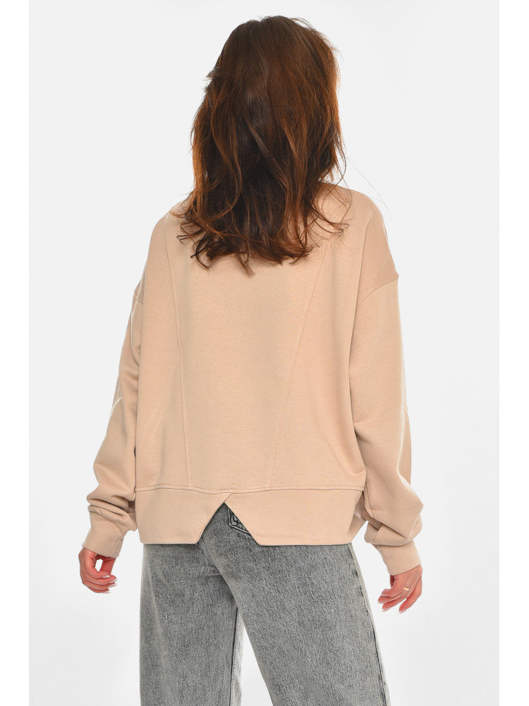 Кофта жіноча однотонна бежевого кольору 2331 213164C