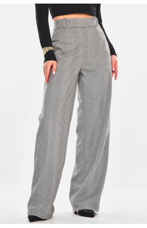 Брюки женские тёмно-серого цвета с принтом 2306 213170C