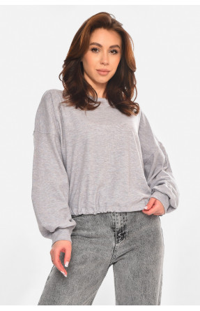 Кофта женская однотонная серого цвета 0909 213174C