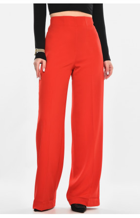 Брюки женские однотонные красного цвета 2316 213175C