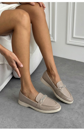 Туфлі-лофери жіночі сірого кольору YS2115-8 213184C