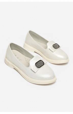 Туфли детские для девочки белого цвета 5581-1 213185C