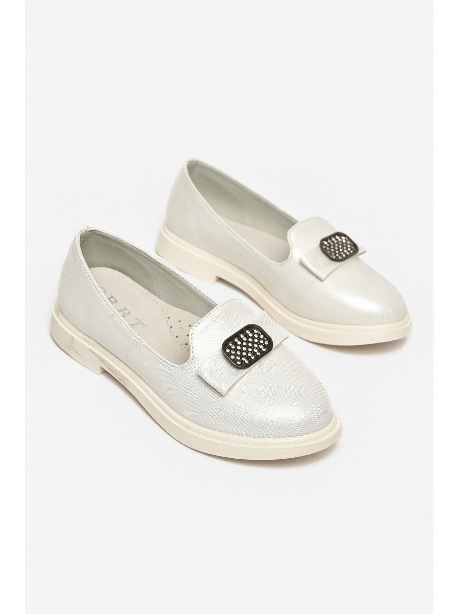 Туфли детские для девочки белого цвета 5581-1 213185C