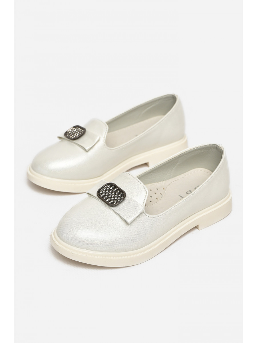 Туфли детские для девочки белого цвета 5581-1 213185C