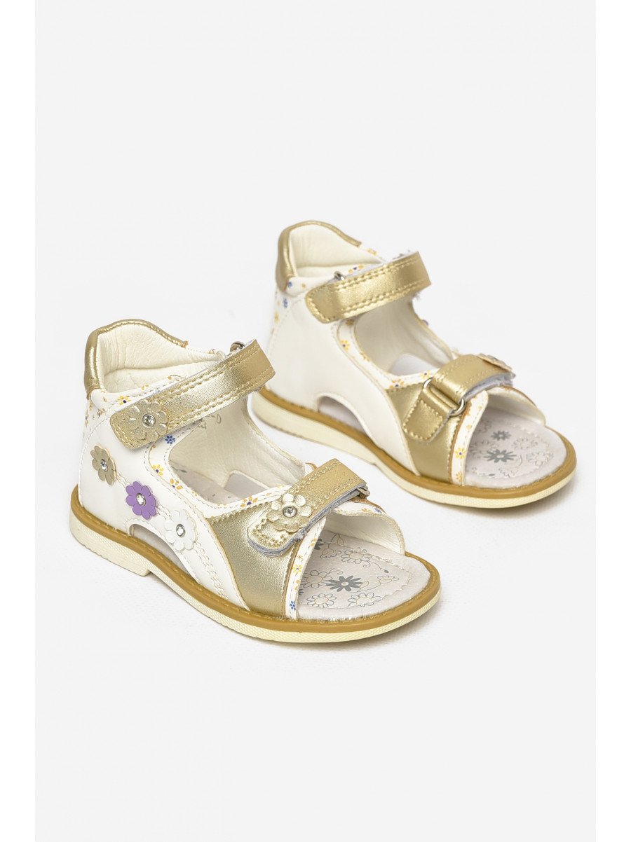 Сандали детские для девочек белого цвета С- Т52-33-D 213192C