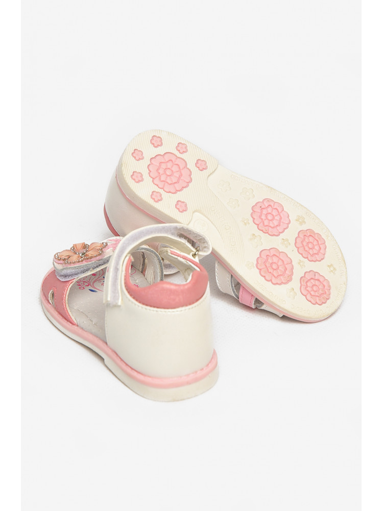 Сандали детские для девочек белого цвета С- Т51-63-D 213193C