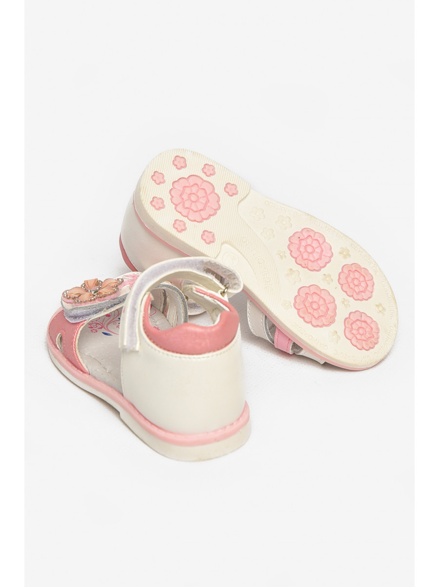 Сандали детские для девочек белого цвета С- Т51-63-D 213193C