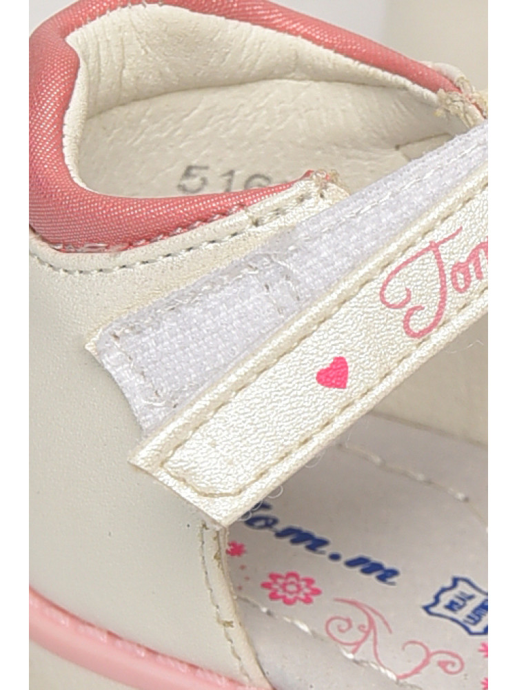 Сандали детские для девочек белого цвета С- Т51-63-D 213193C