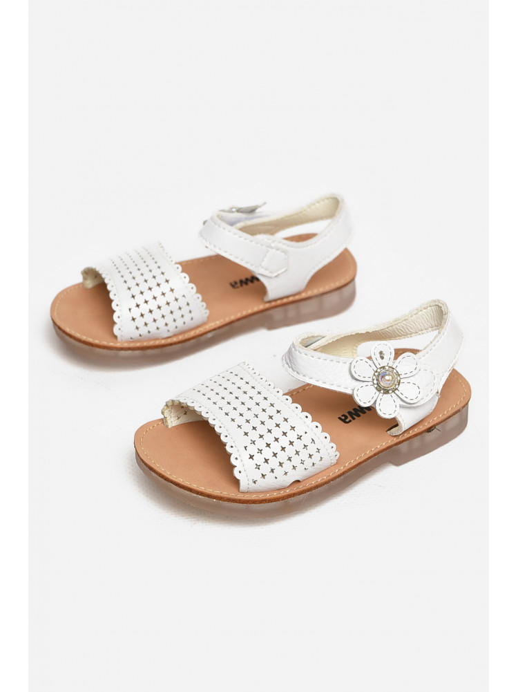 Сандали детские для девочек белого цвета NX83 213199C