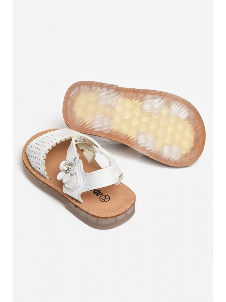 Сандали детские для девочек белого цвета NX83 213199C