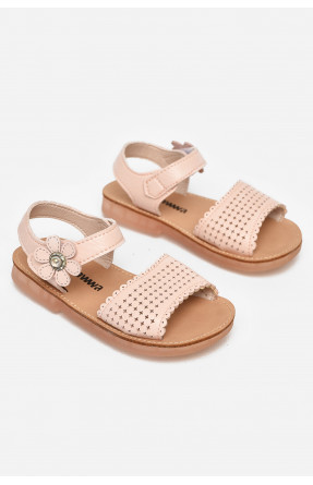 Сандали детские для девочек светло-розового цвета NX83 213204C