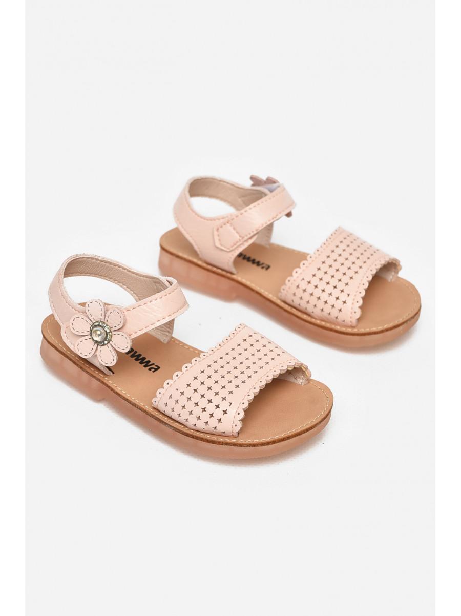 Сандали детские для девочек светло-розового цвета NX83 213204C