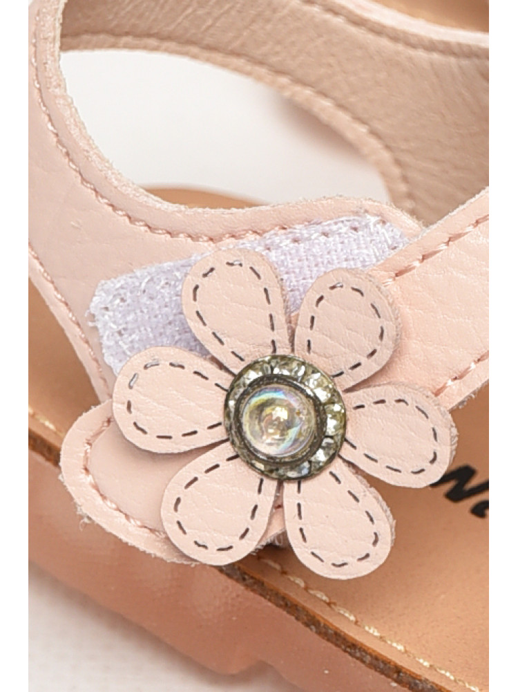Сандали детские для девочек светло-розового цвета NX83 213204C