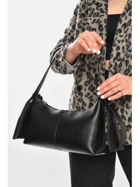 Сумка жіноча з екошкіри чорного кольору 3985-2 213206C