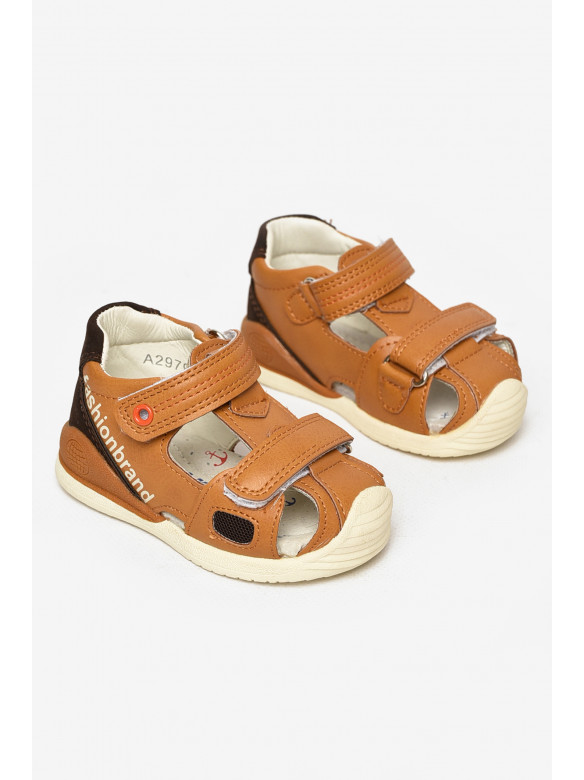 Сандали детские для мальчика светло-коричневого цвета А2979 213207C