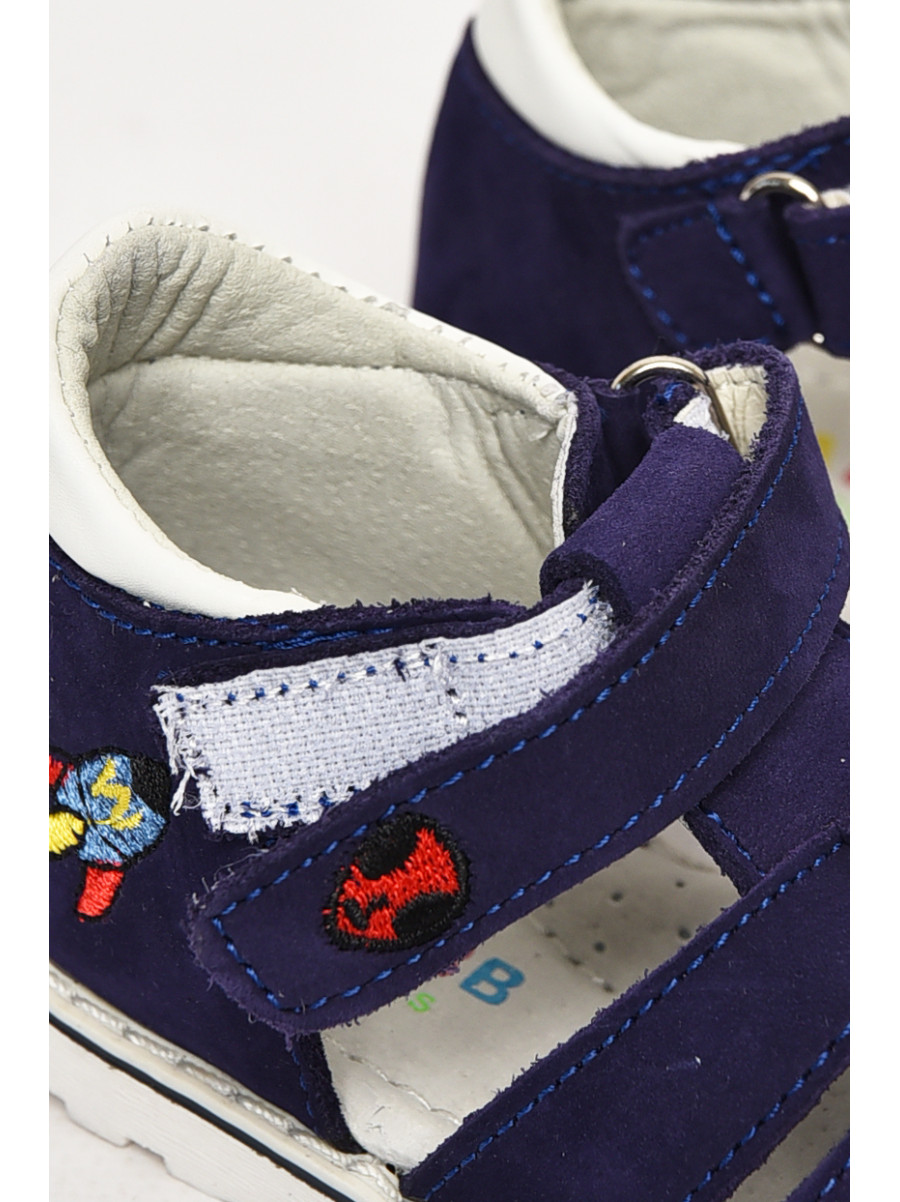 Сандали детские для мальчиков темно-синего цвета М46-17 213208C