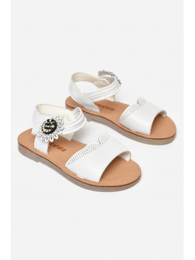 Сандалі дитячі для дівчинки білого кольору NX85 213211C