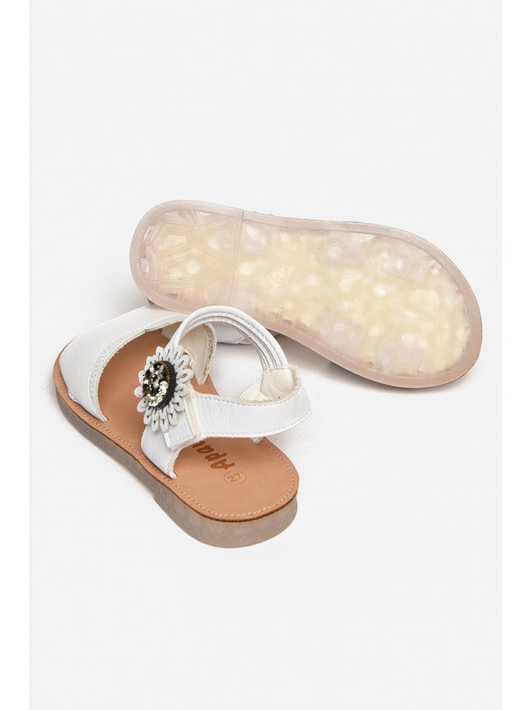 Сандали детские для девочек белого цвета NX85 213211C
