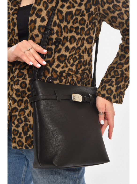 Сумка женская из экокожи черного цвета 755 213214C