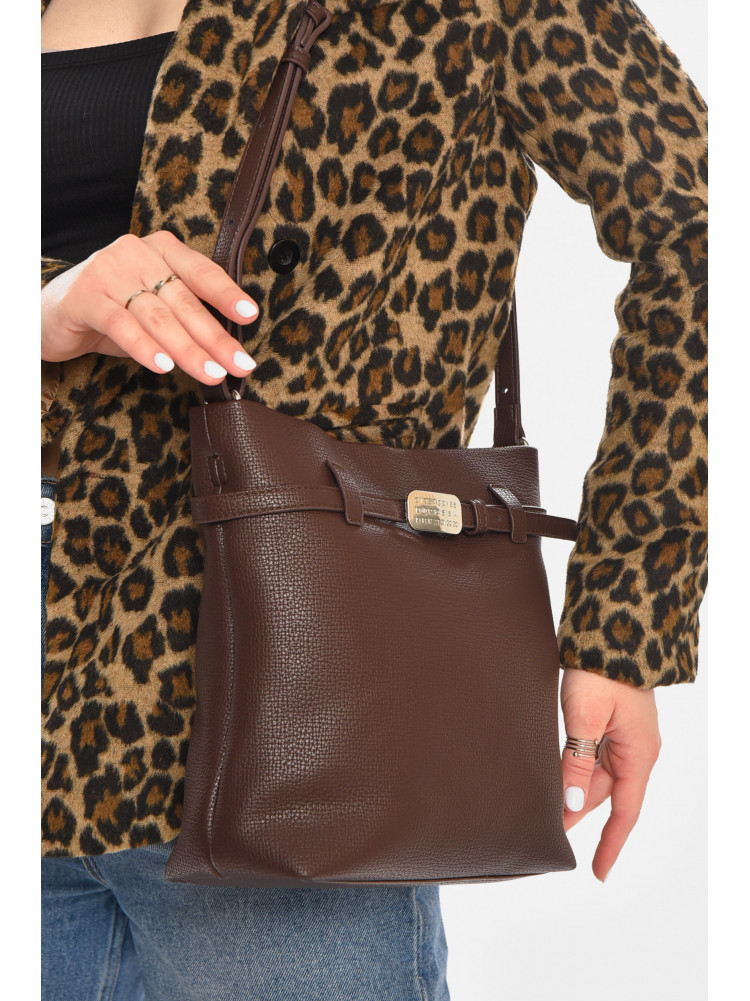 Сумка женская из экокожи красного цвета 755 213216C