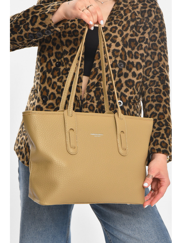 Сумка жіноча з екошкіри оливкового кольору 8168 213218C