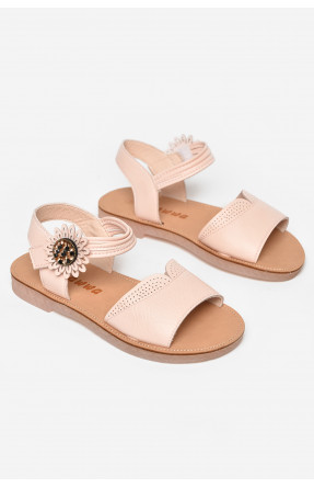 Сандали детские для девочек светло-розового цвета NX85 213220C