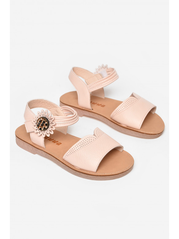 Сандали детские для девочек светло-розового цвета NX85 213220C