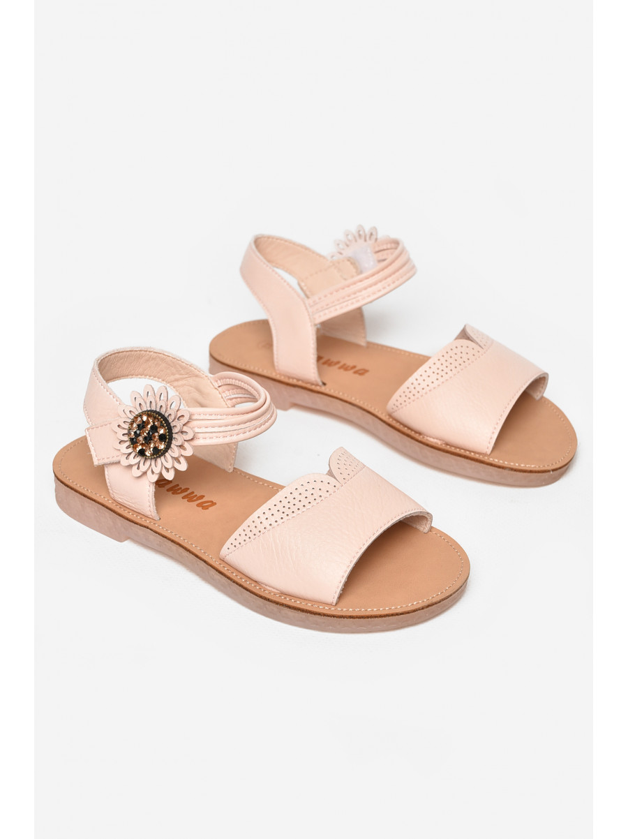 Сандали детские для девочек светло-розового цвета NX85 213220C