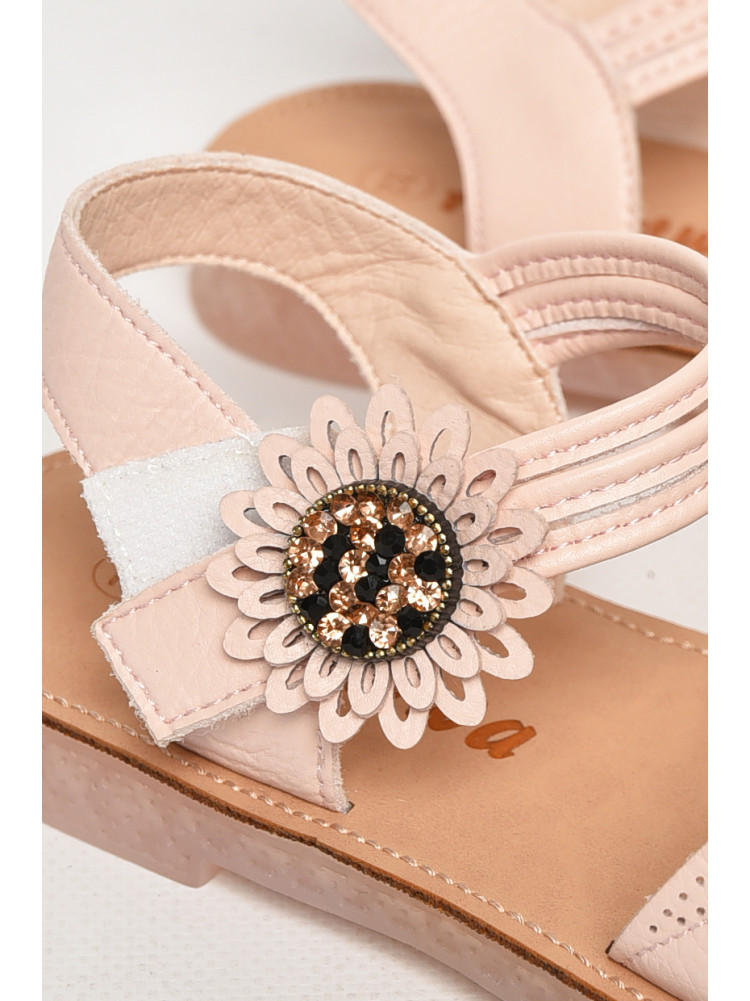 Сандали детские для девочек светло-розового цвета NX85 213220C