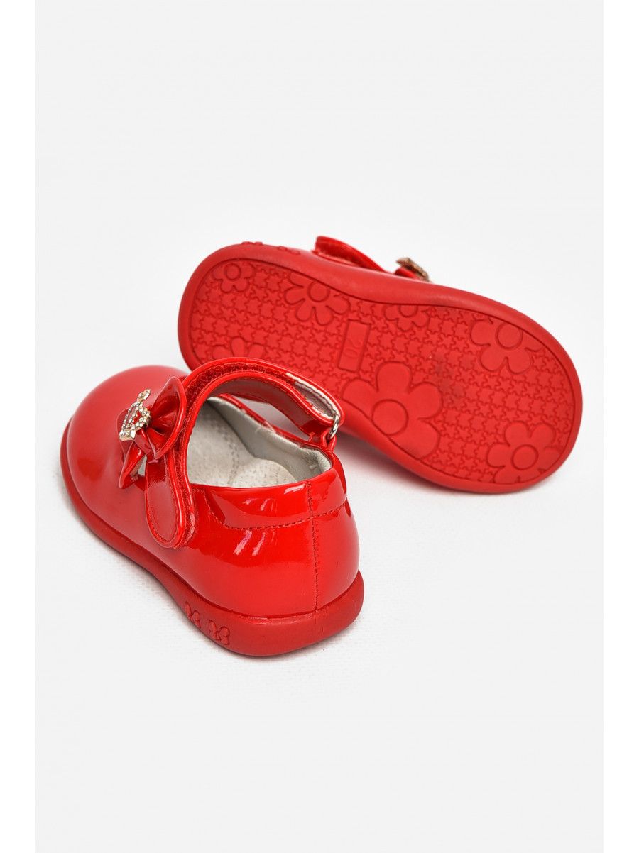 Туфли детские для девочки красного цвета М43-1 213235C