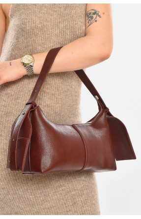 Сумка женская из экокожи бордового цвета 3985 213237C